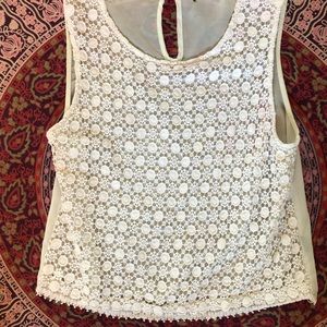 Small white tank top